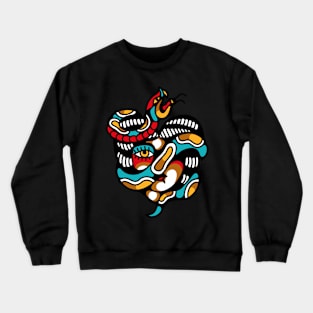 Lady snake Crewneck Sweatshirt